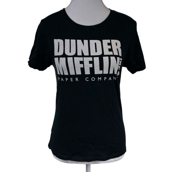 Dunder Mifflin T Shirt the Office TV Show Size Small Black - Picture 1 of 3